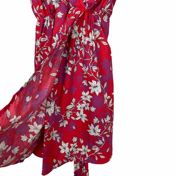 Motherhood Maternity Floral Sleeveless V Neck Tank Top Size Small - Picture 4 of 10